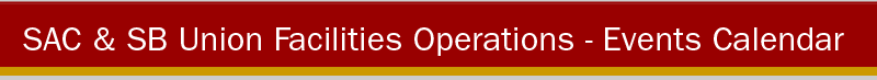 Title Bar for SAC SB Union Facilities Operations events calendar