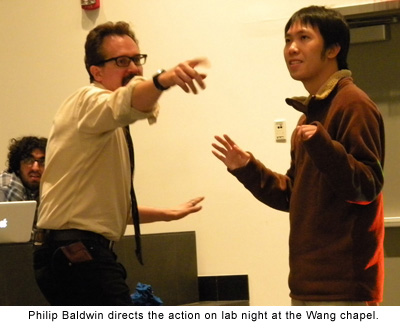 Philip Baldwin and student