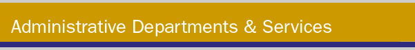 Administrative Departments Title bar