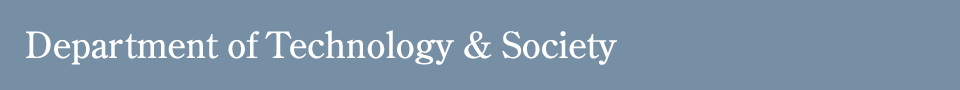 Department of Technology and Society title