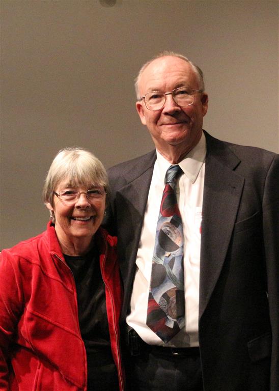 A posed photograph of Janice and F. James Rohlf
