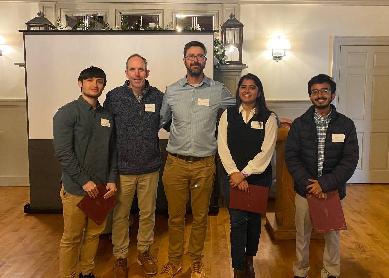 Poster winners with Dr. Martin and Dr. Airola