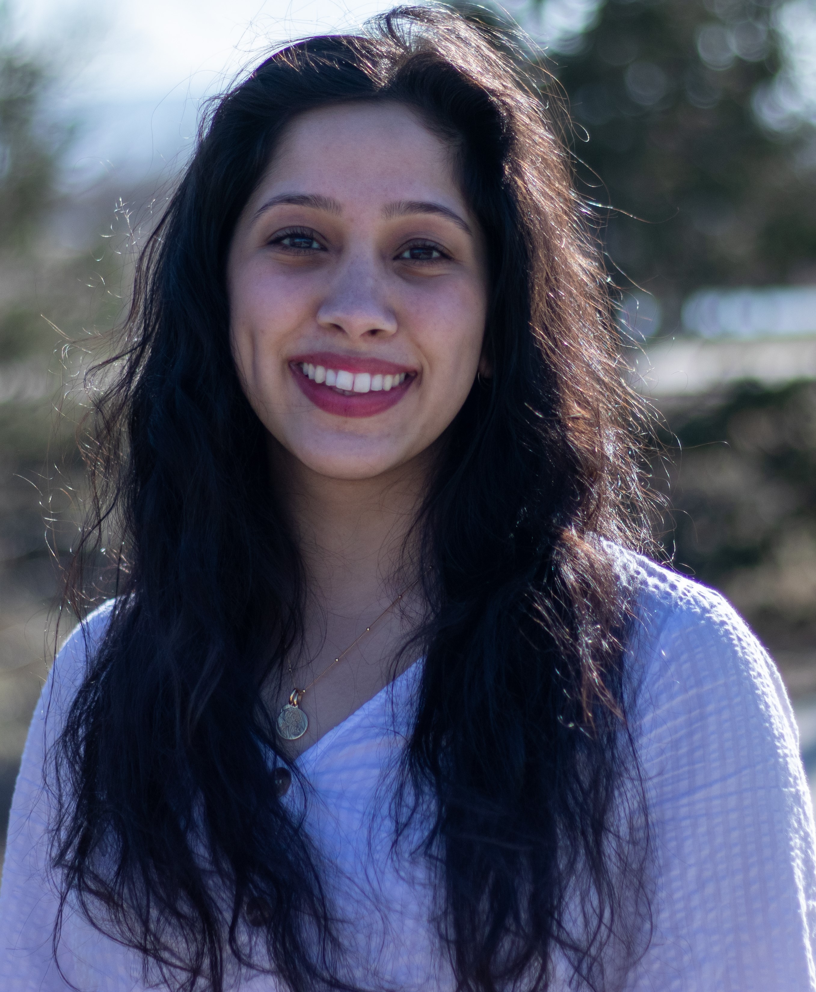 woman smiling