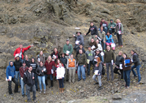 Students at Outcrop