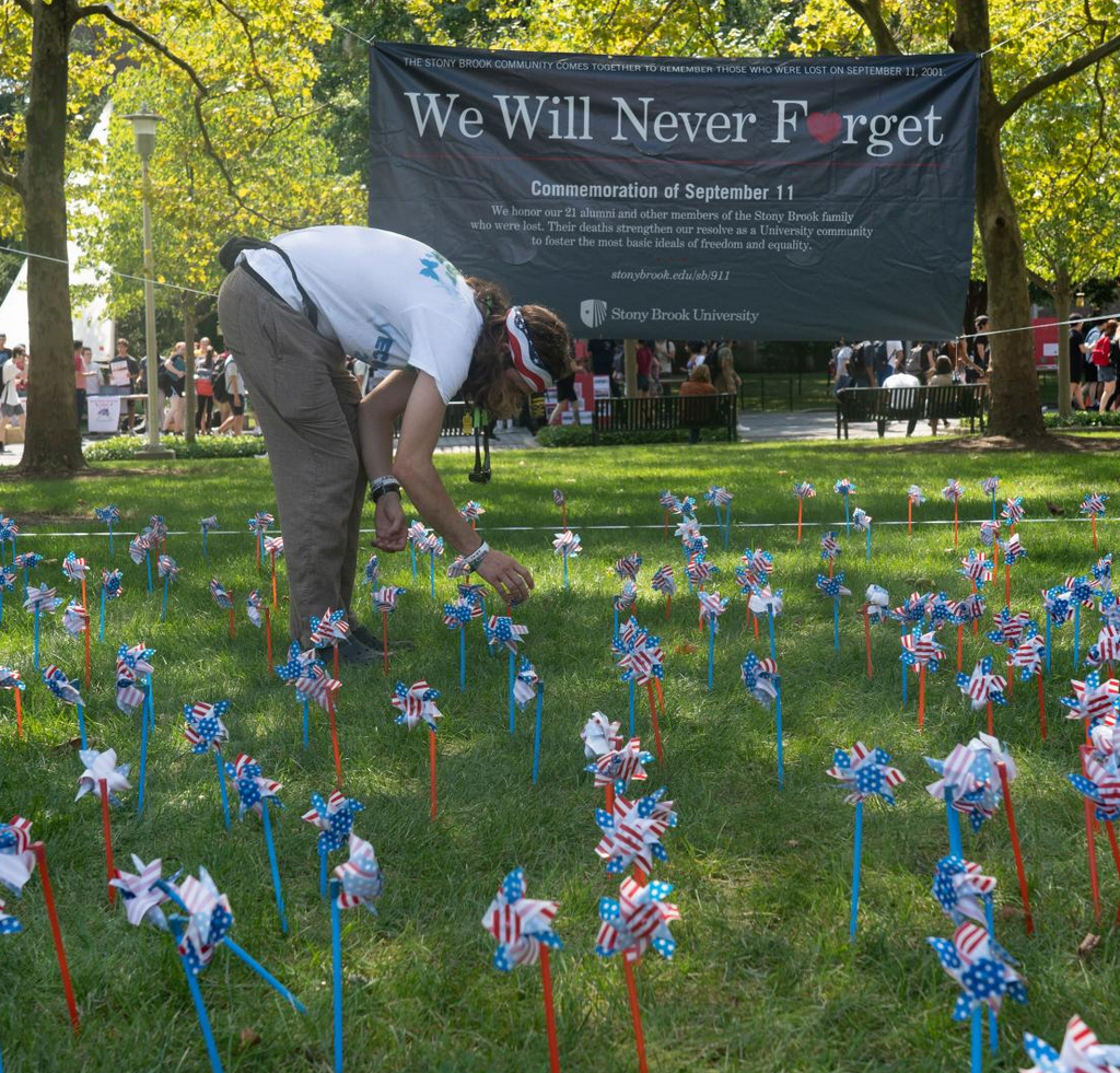 9-11 Memorial Picture at Stony Brook University