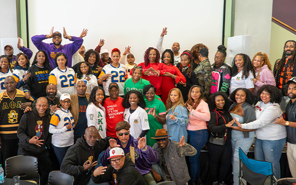 group of black and latino alumni