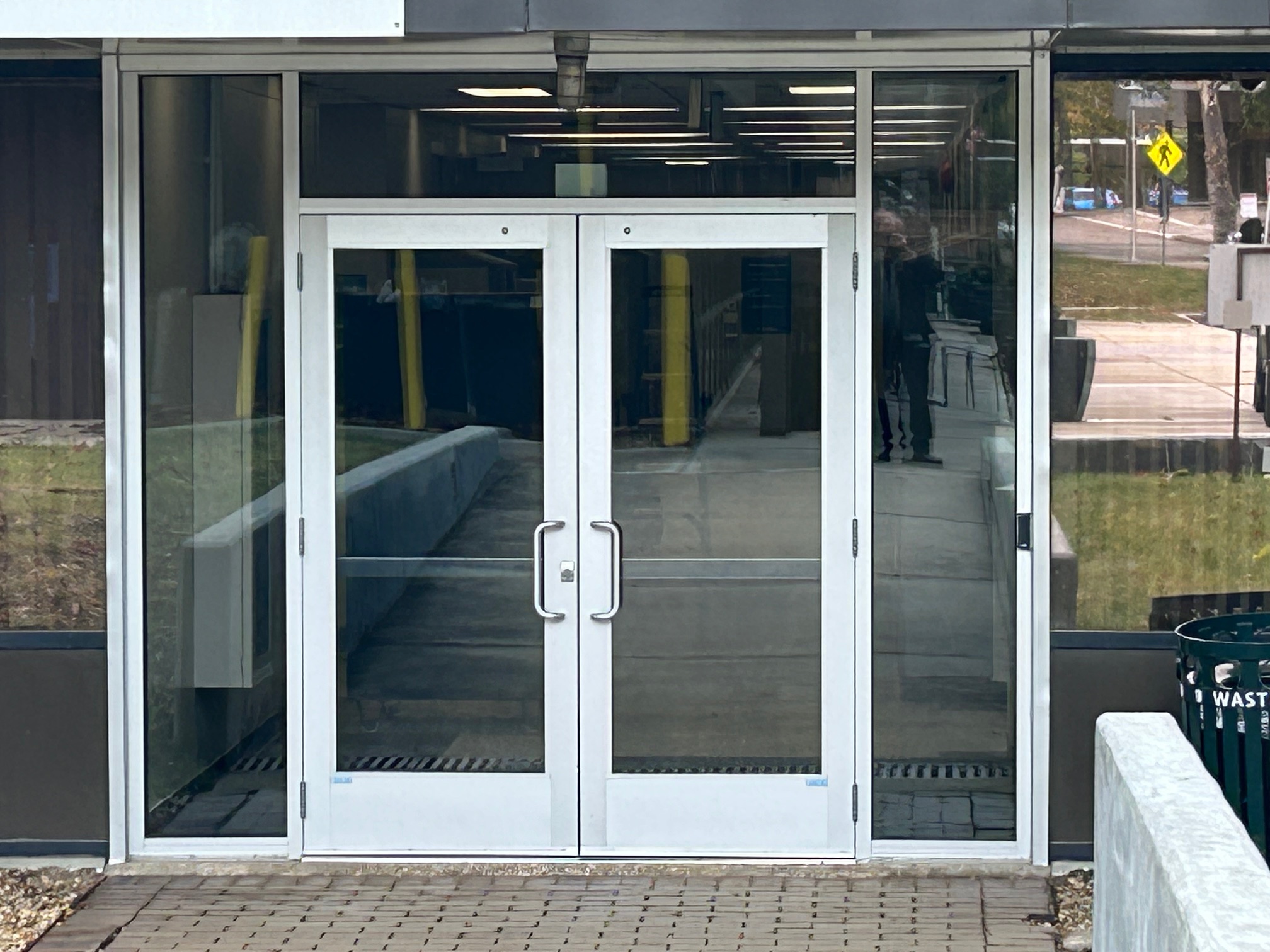 ADA compliant double exterior door