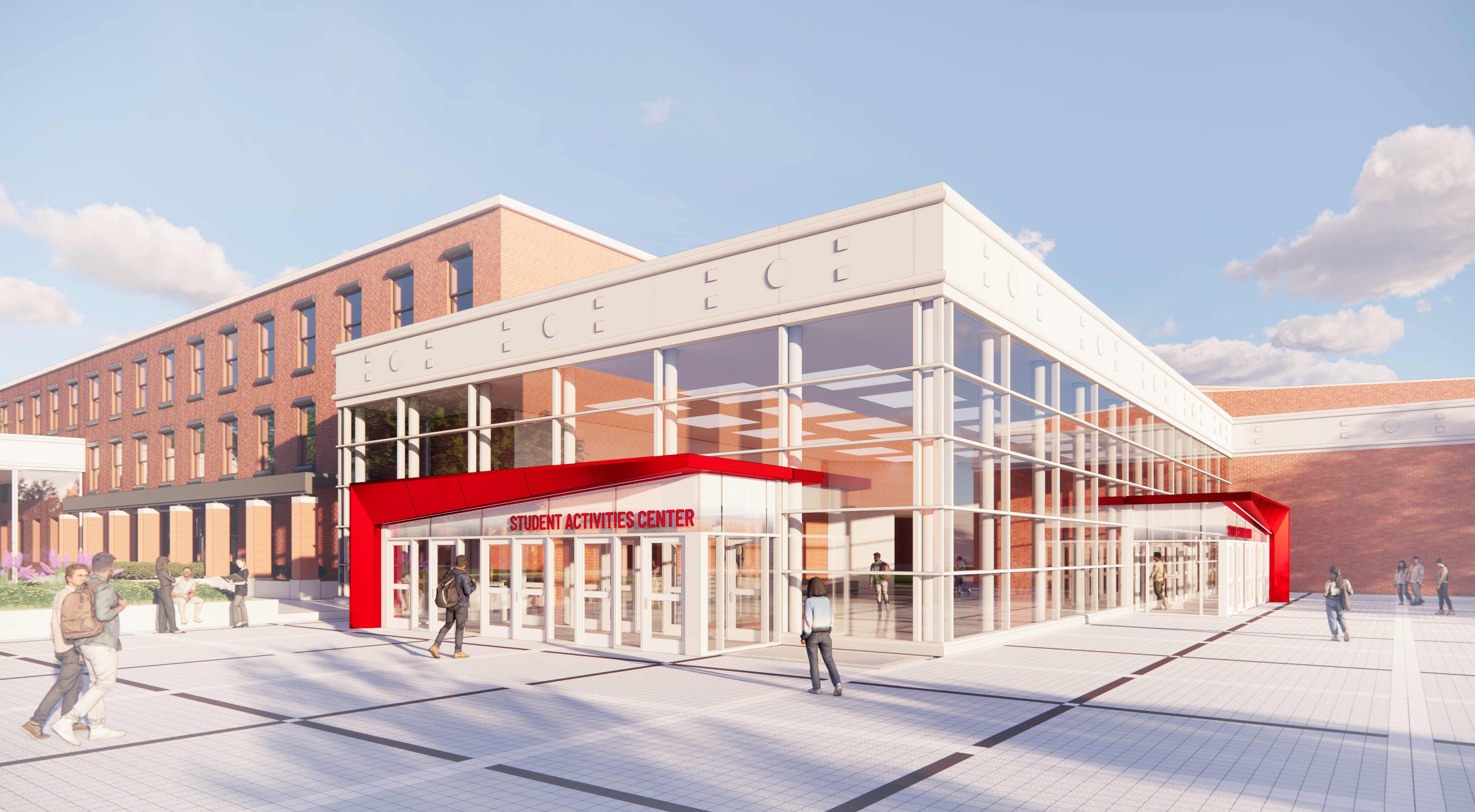 rendering of new SAC vestibules