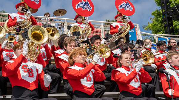 SBU band playing
