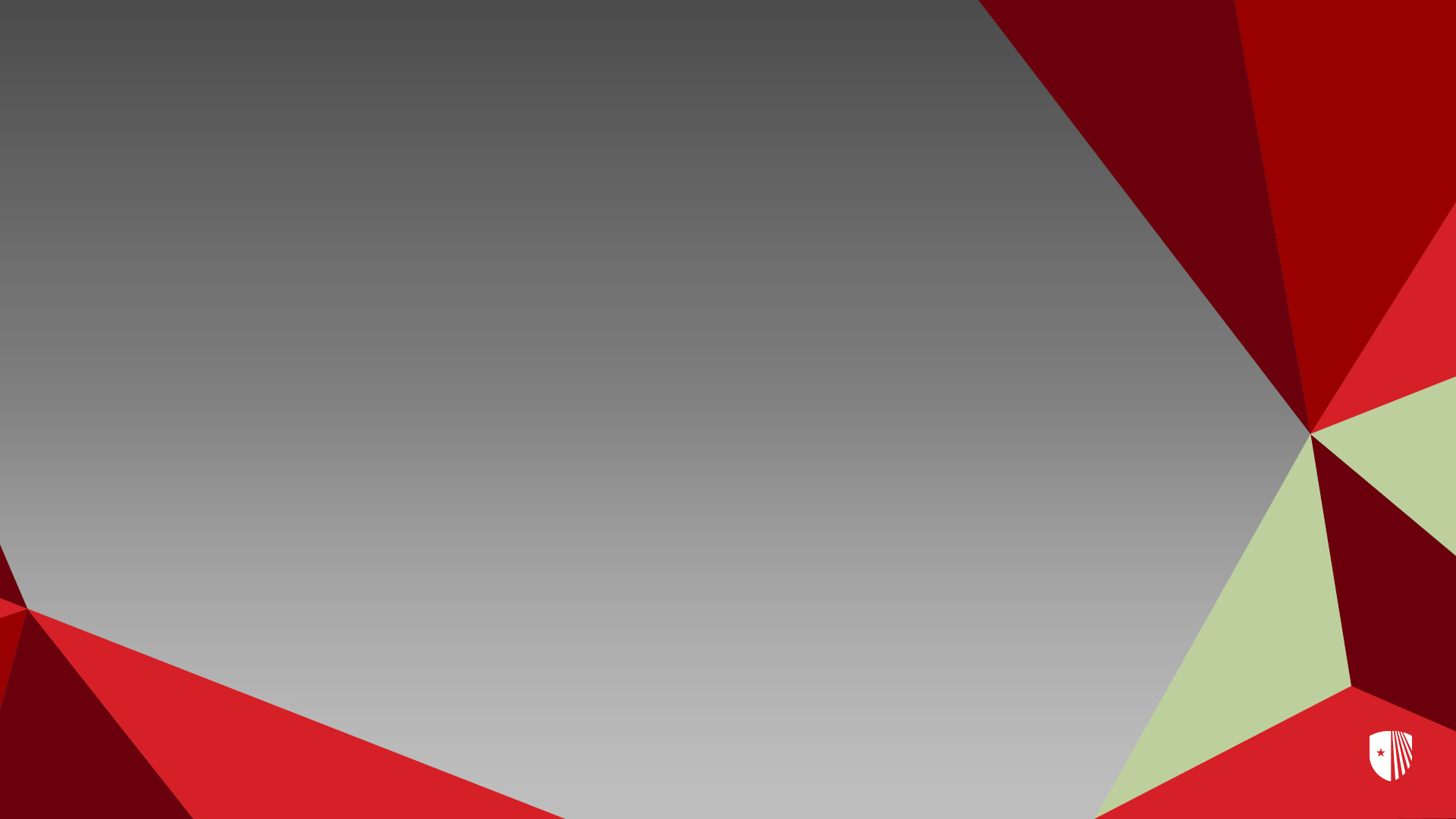 Red, grey, and light green graphic desktop background