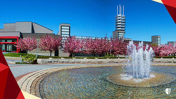 Fountain on SBU campus