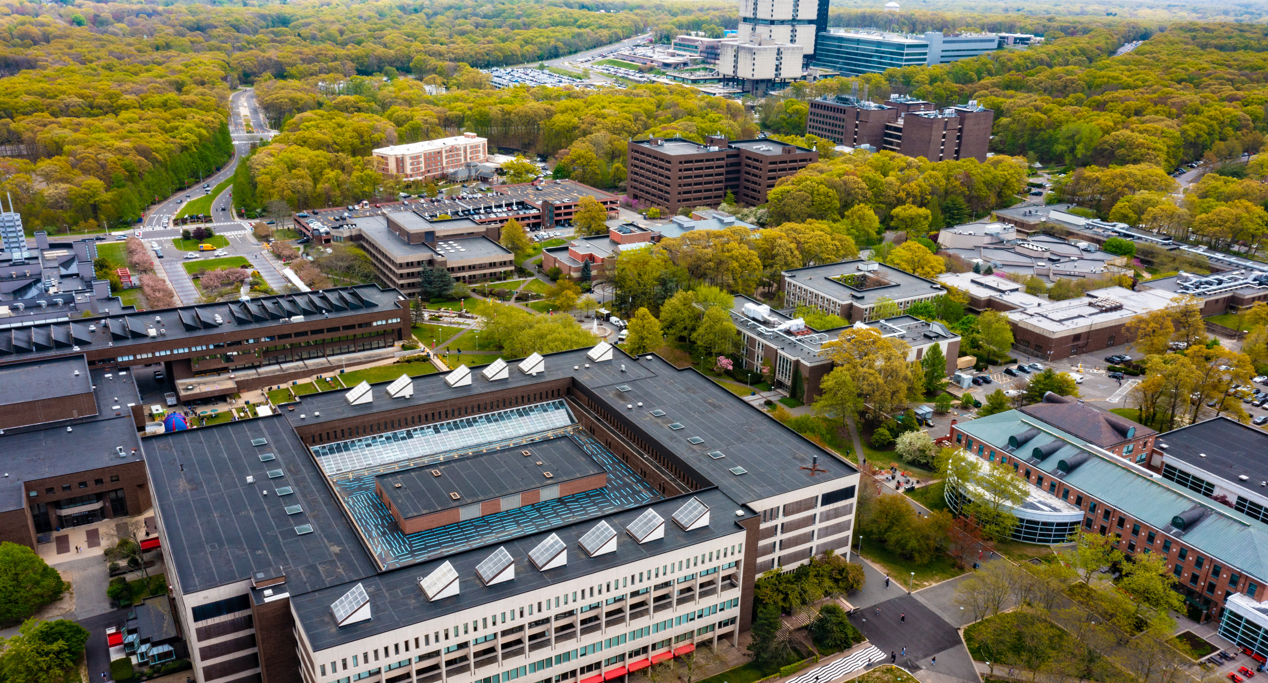 Areal of SBU Campus