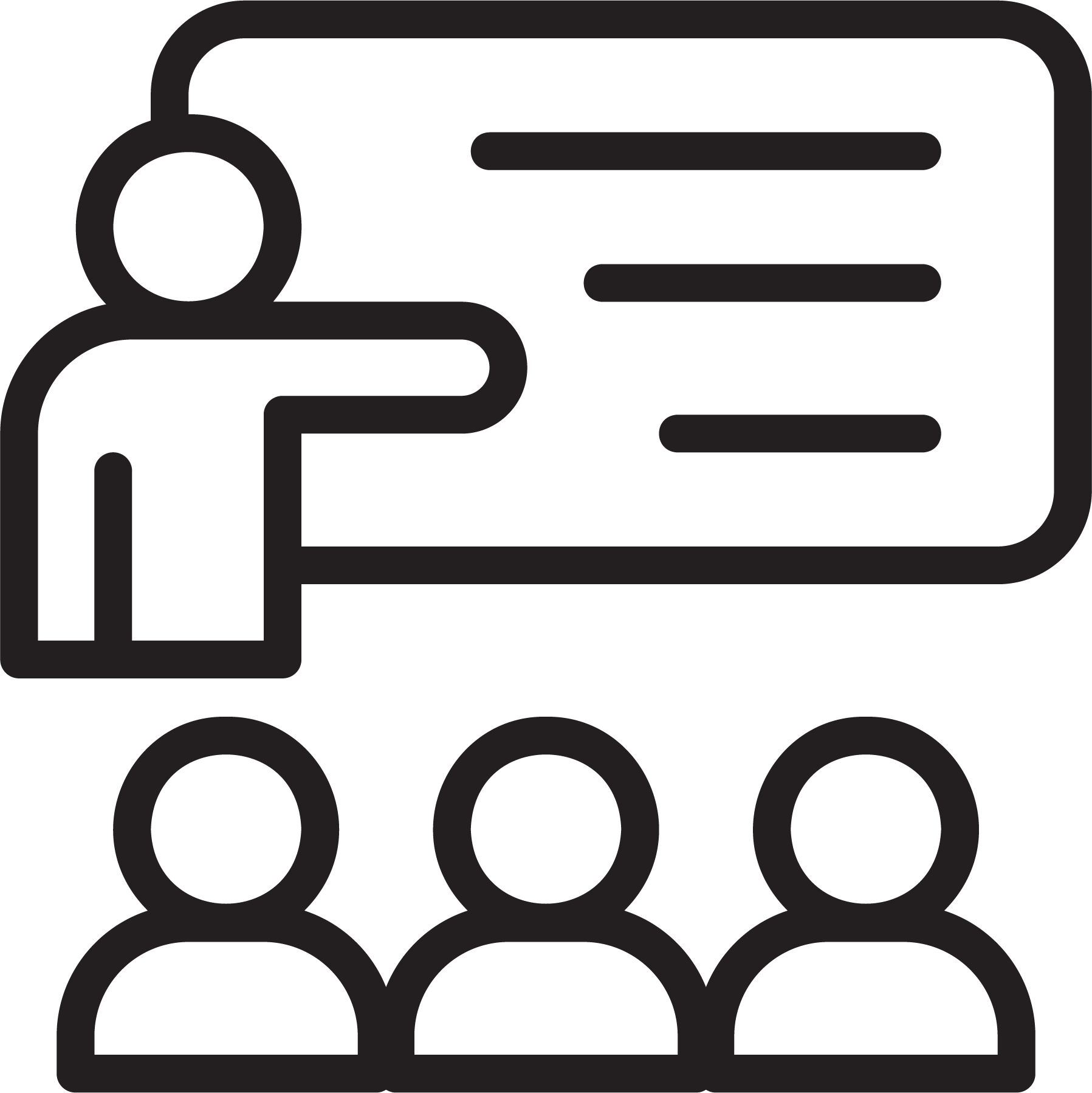 business training stock image