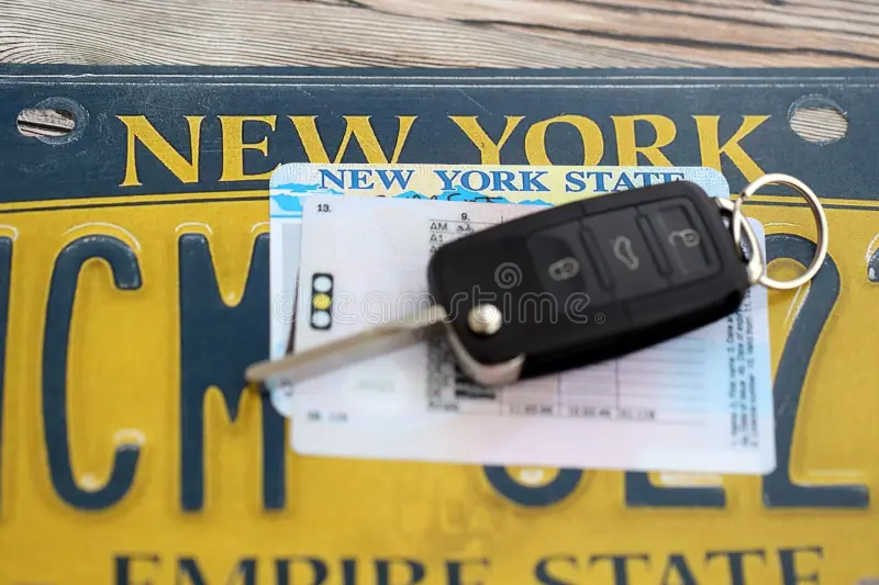 Car keys and New York license