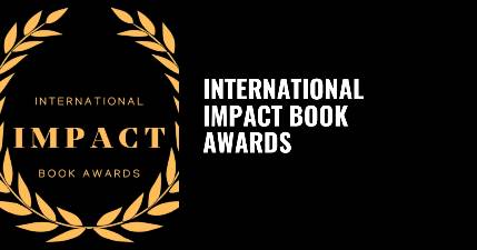 International Impact Book Awards logo on black background