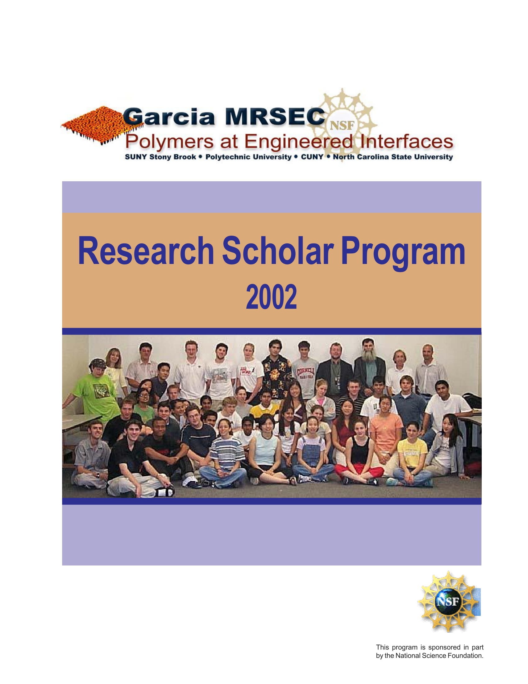 2002 Yearbook Title Page