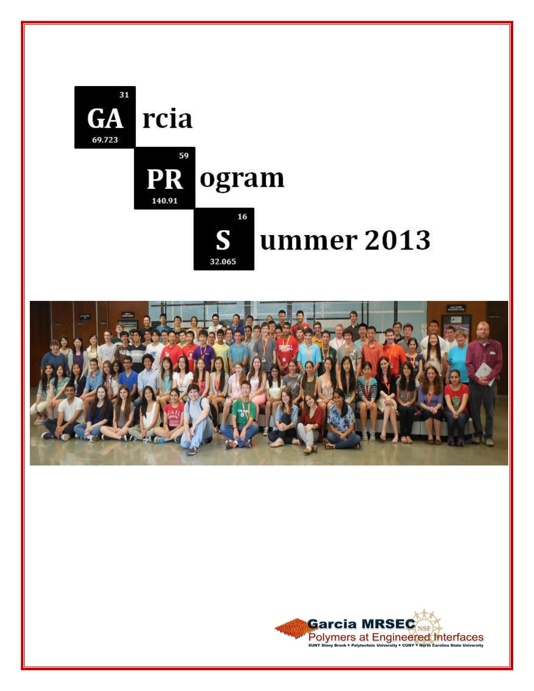 2013 Yearbook Title Page