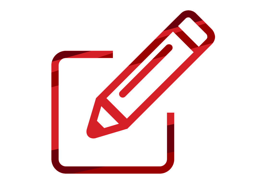 Authorship logo pencil and pad