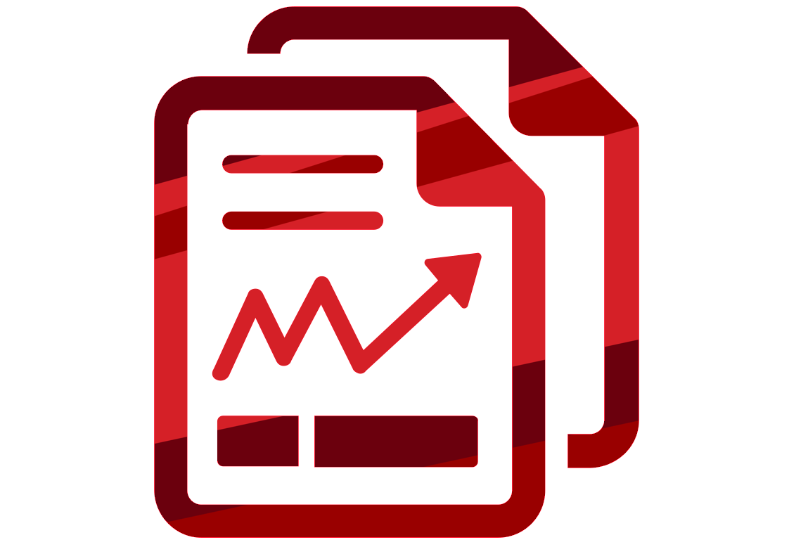 data management white background chart on paper