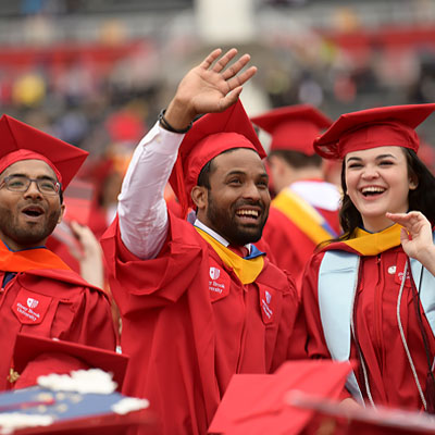 Student at commencement