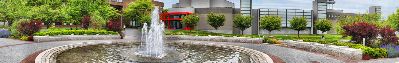 Campus fountain