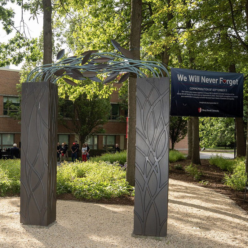 the memorial arch on September 11