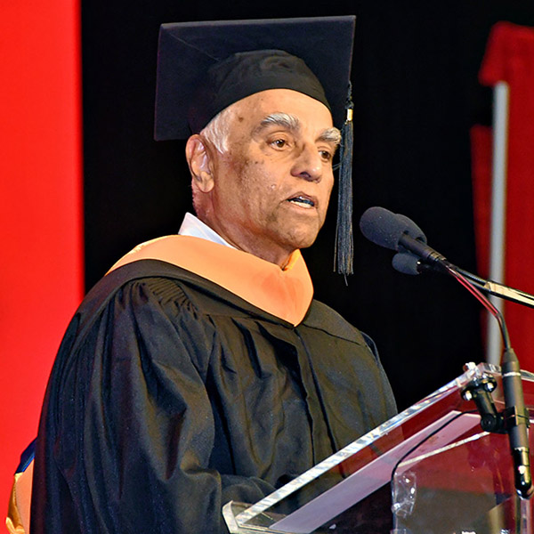 Anant Yardi speaks at College of Business 2025 convocation
