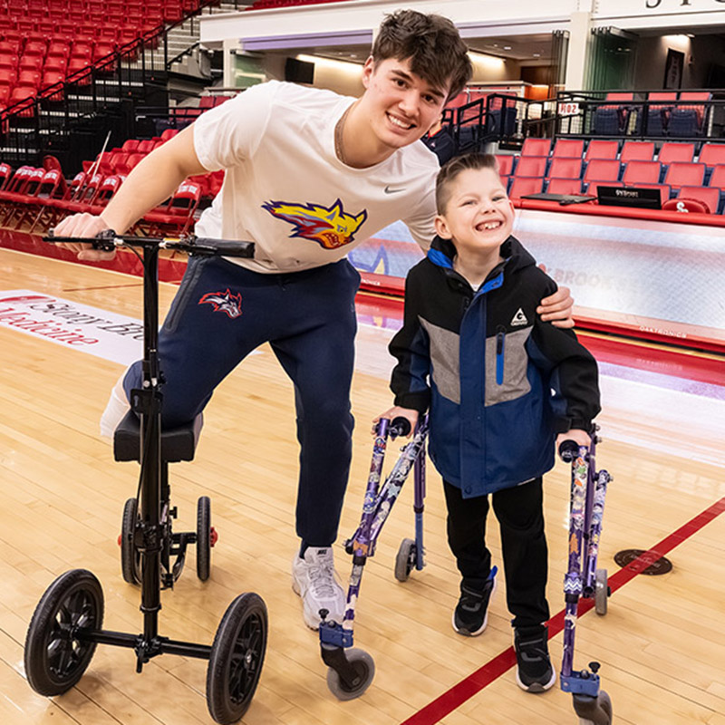 stony brook children's hospital basketball game