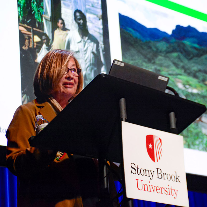 pat wright at earthstock keynote