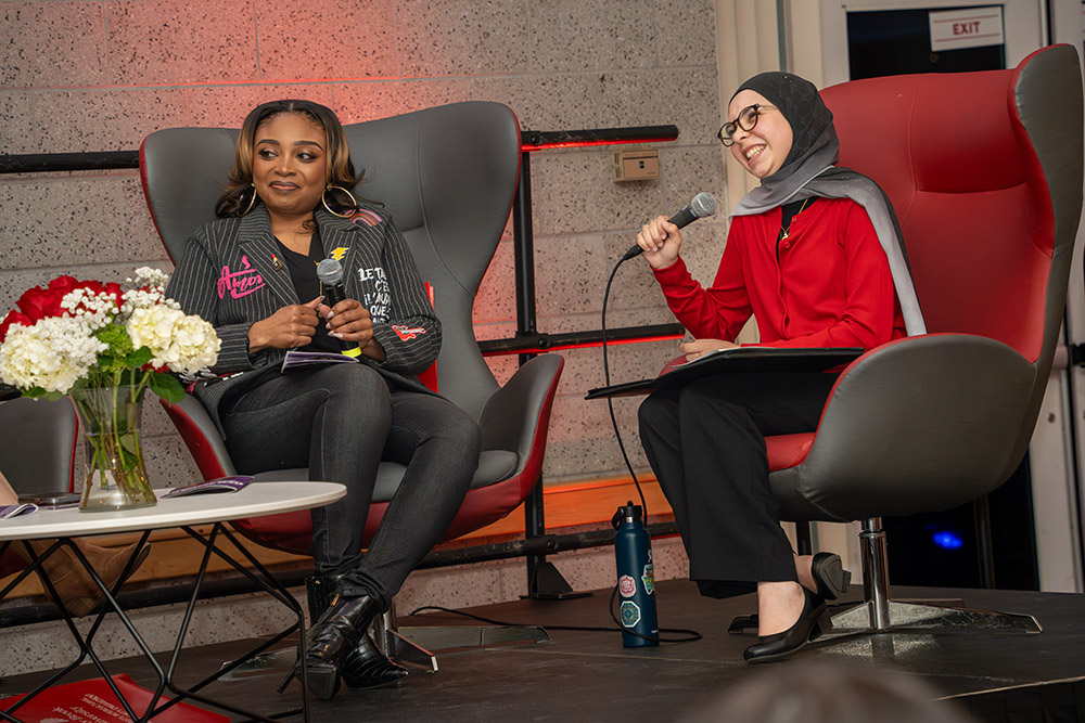 Her Impact panel for women's history month