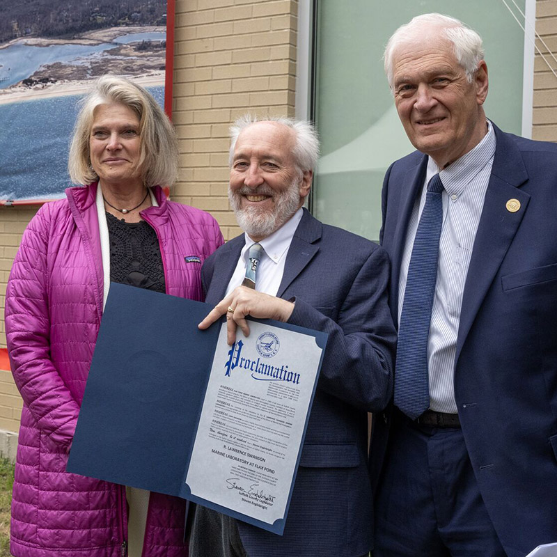 Flax Pond laboratory named for Larry Swanson