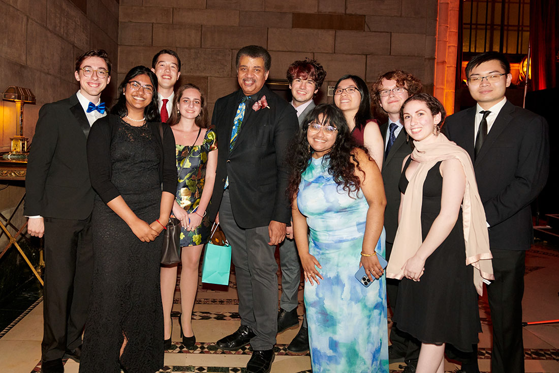 Group image of student stars of the Stony Brook Gala