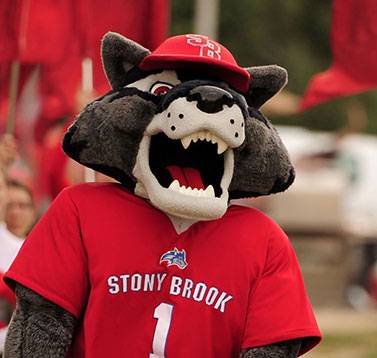 Stony Brook Wolfie mascot