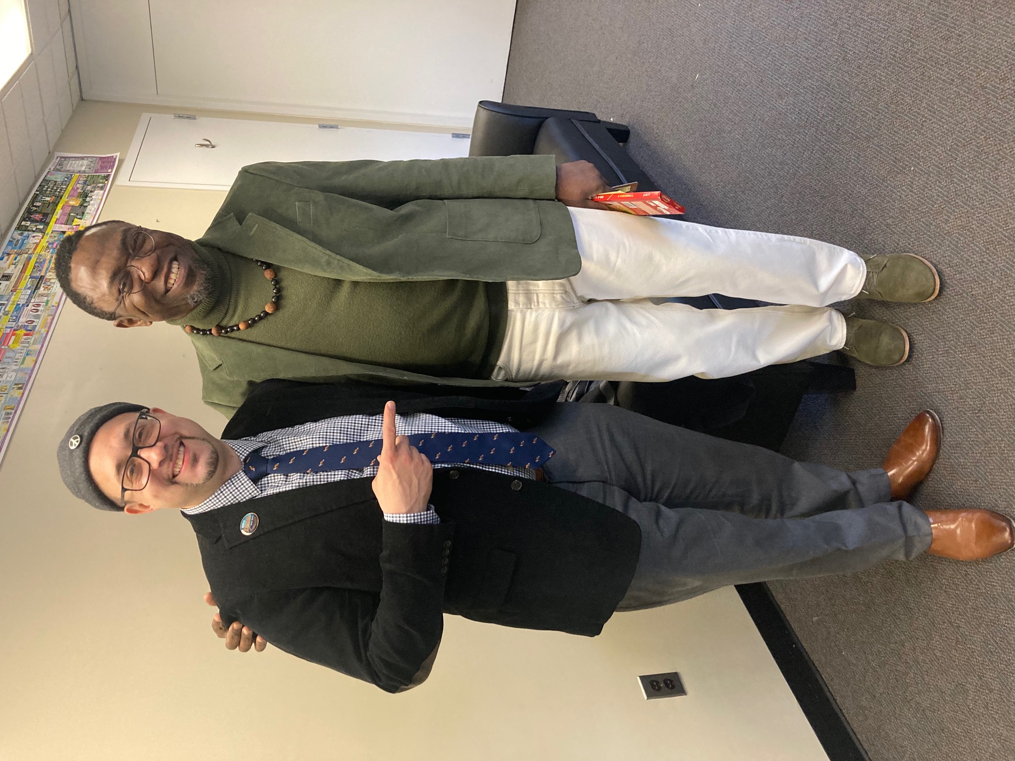 Drs. Miletsky (left) and Nganag 