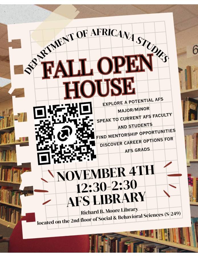 open house for AFS 11/4 12:30 in Library