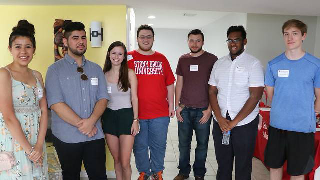 Group of smiling students