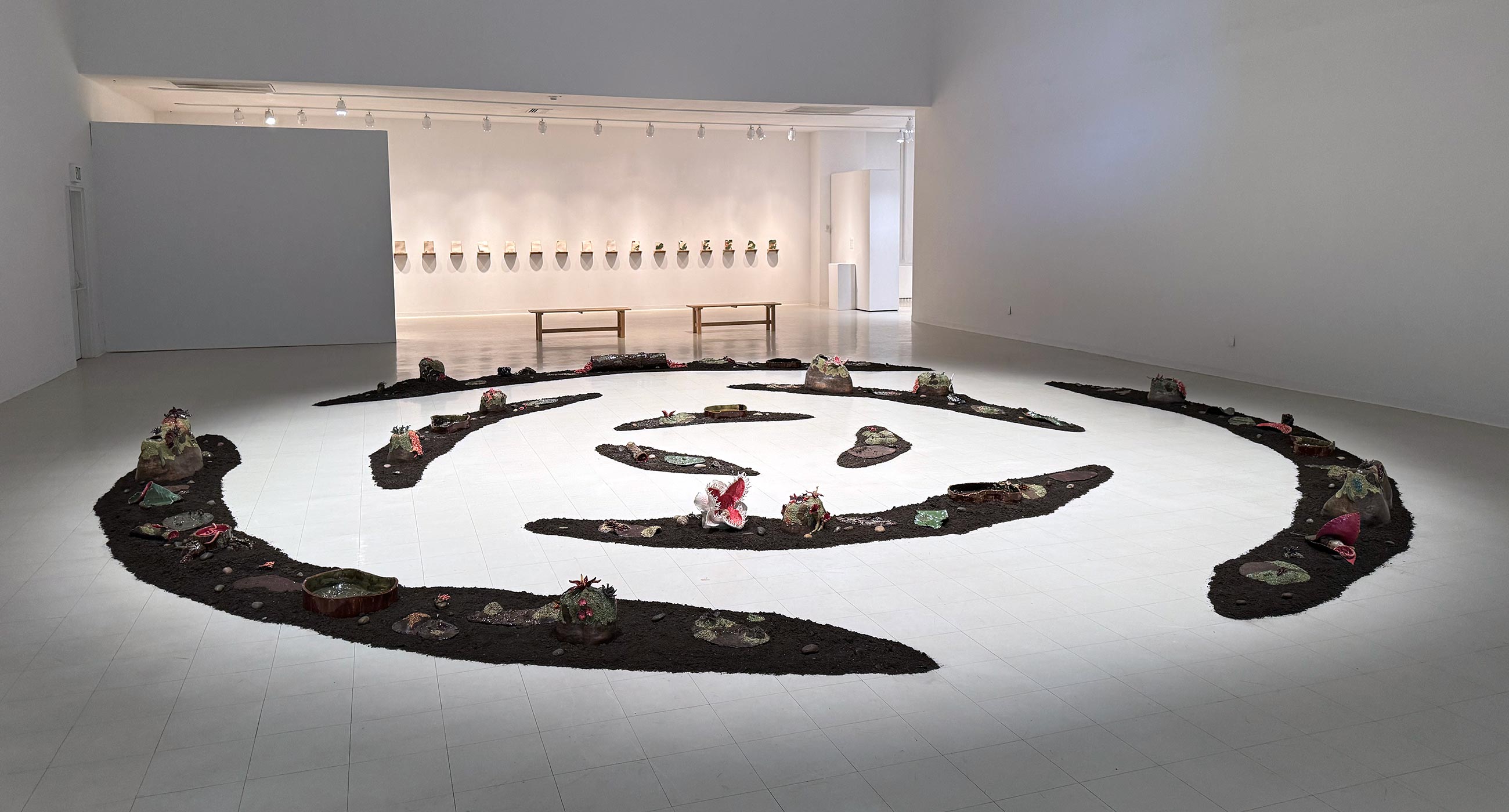 A snapshot of Thesis Exhibition, "Landscape of Awe" by Becca Osborn, MFA 2026 at Paul W. Zuccaire Gallery