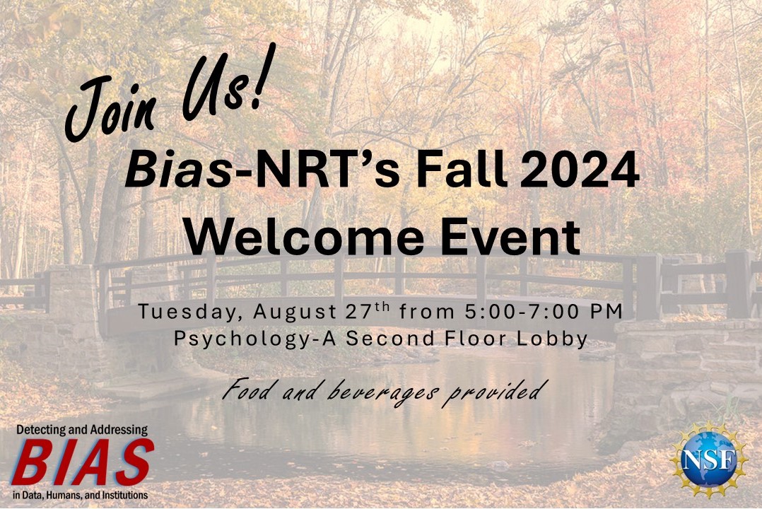 Fall 2024 Welcome Event Flyer