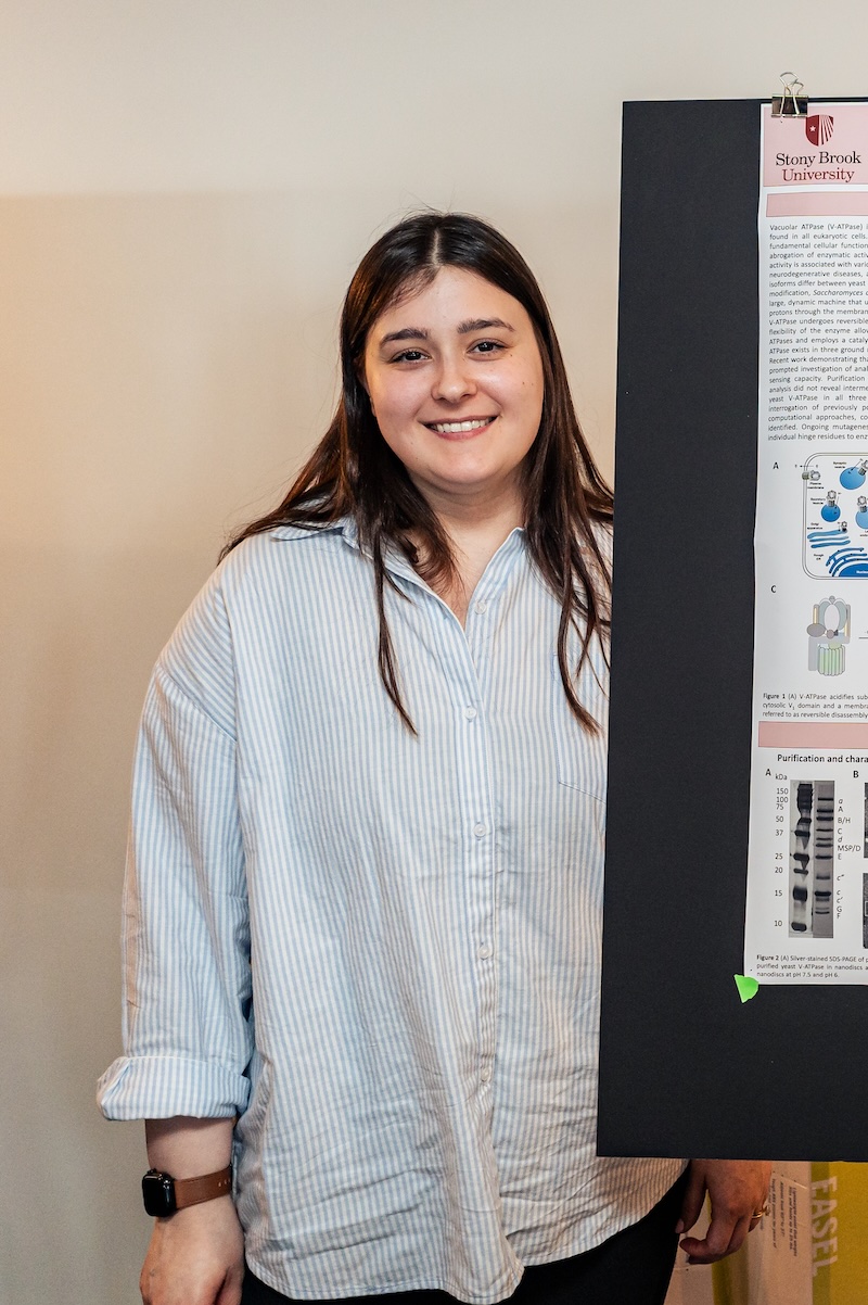 woman at a poster