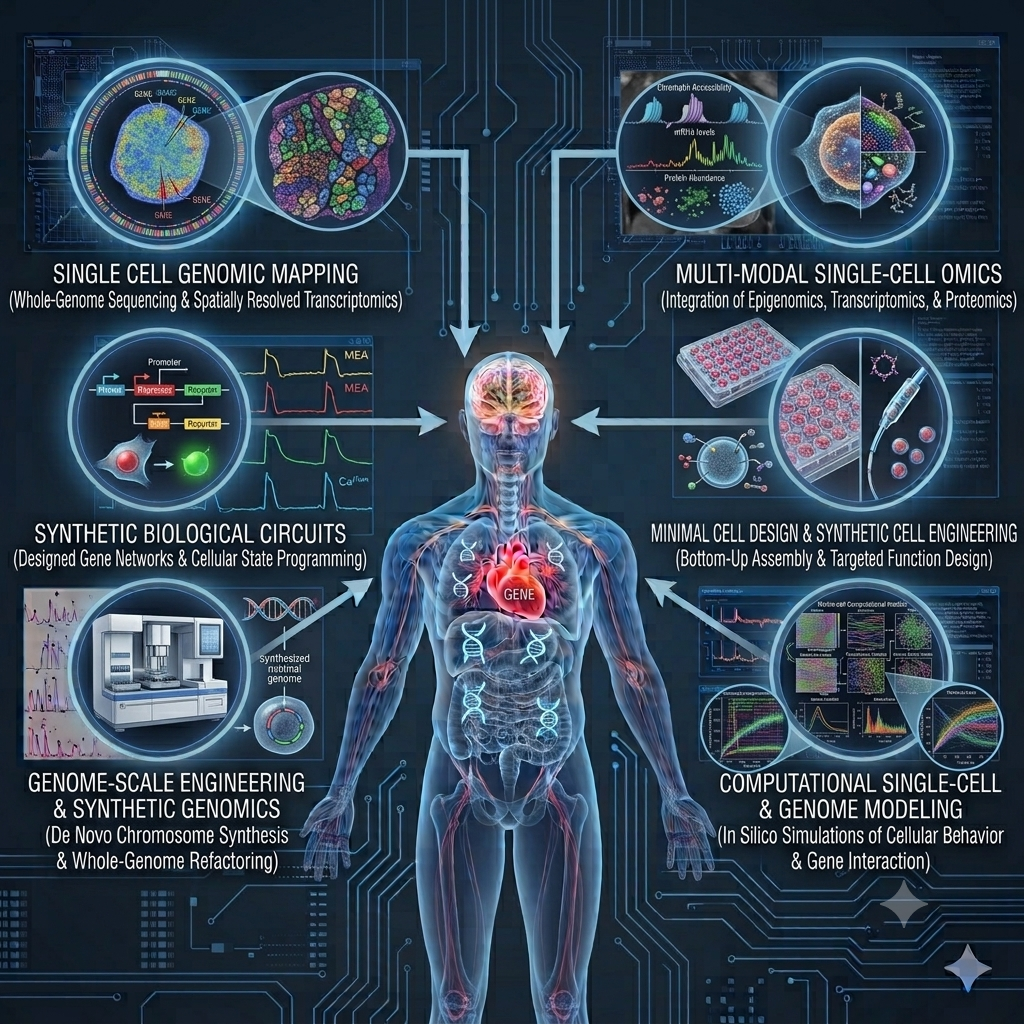 Single-cell genomics research