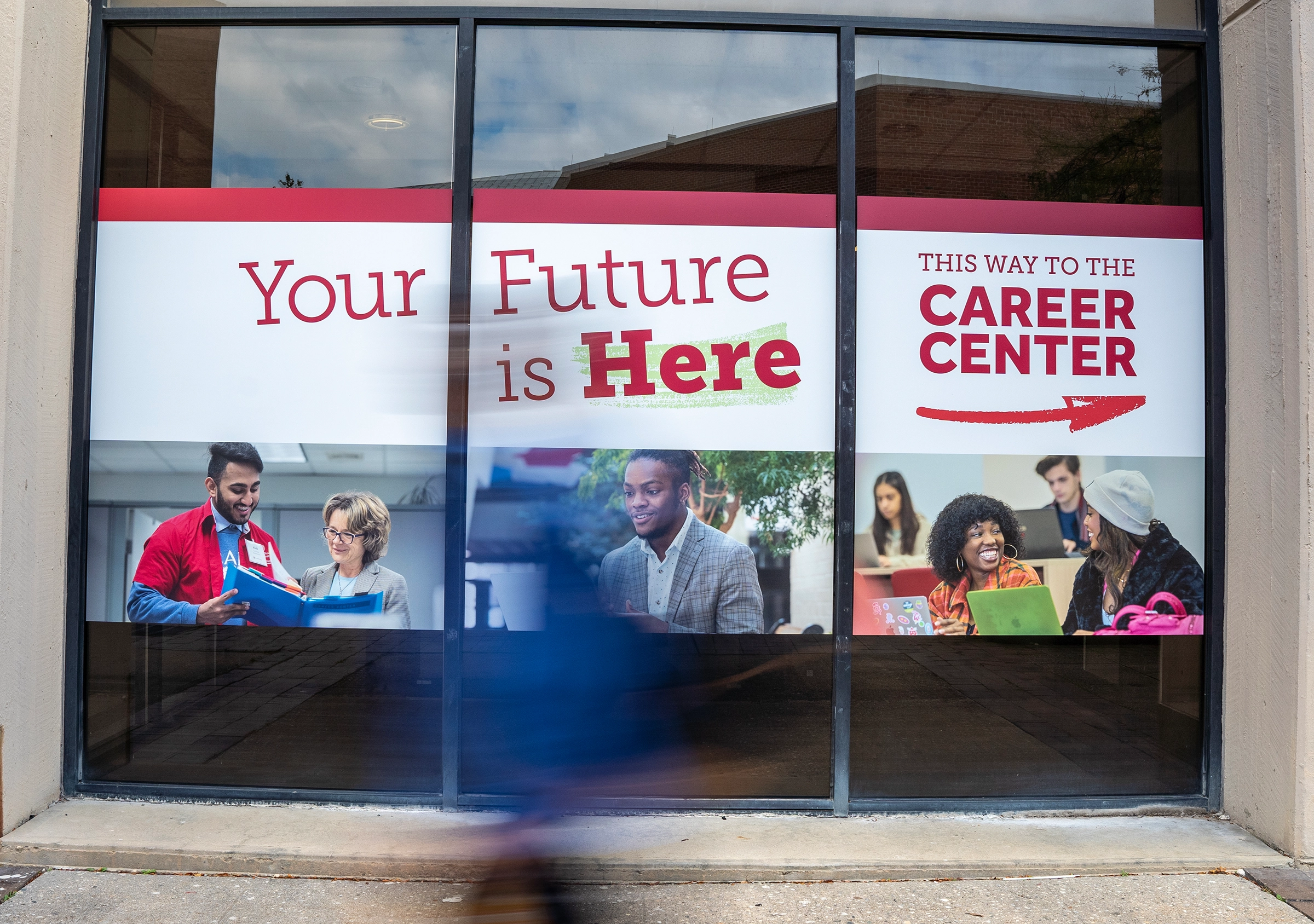 career center building sign