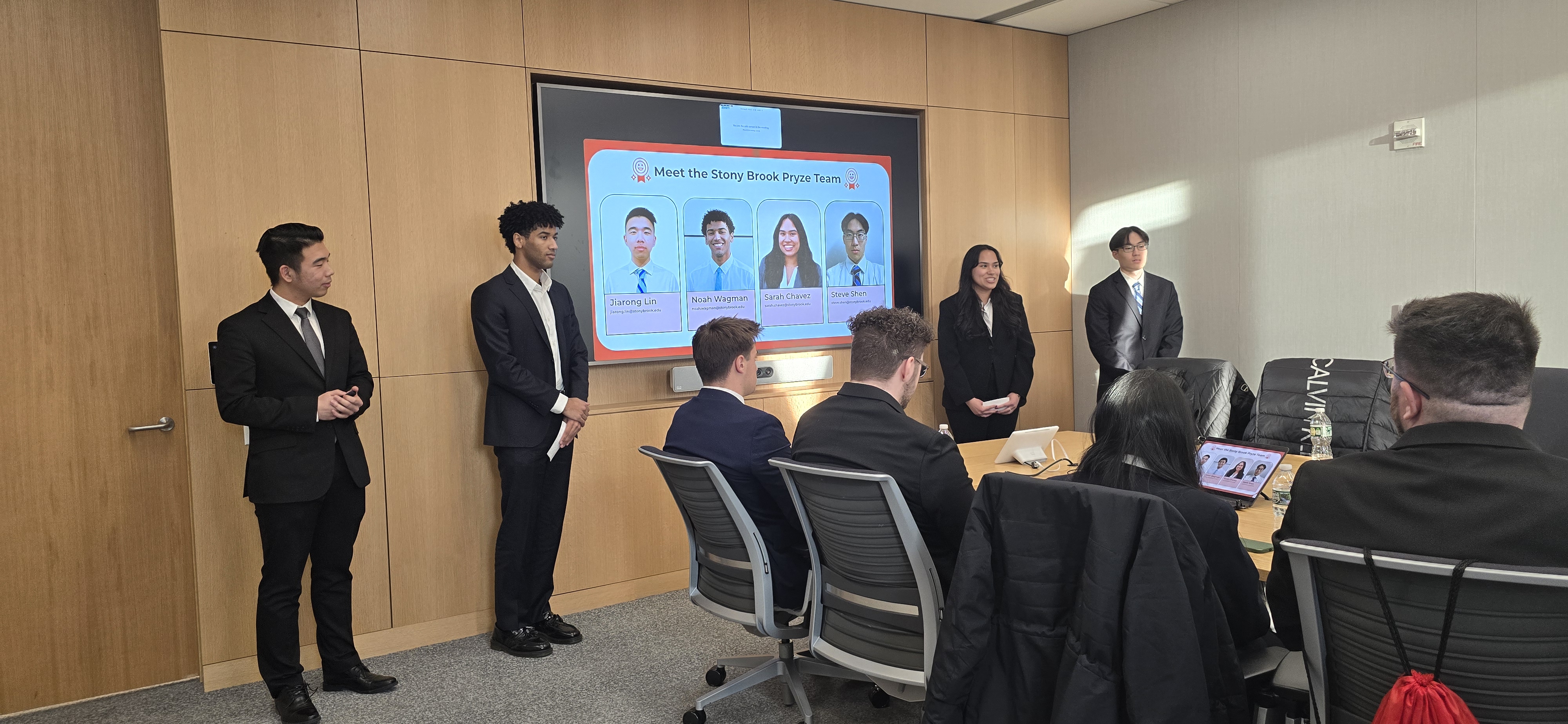 students presenting at Hearst