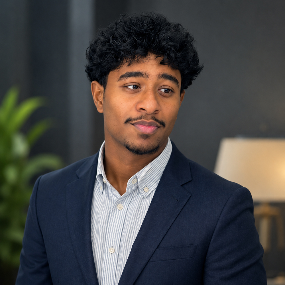 Headshot of Aaron Koshy