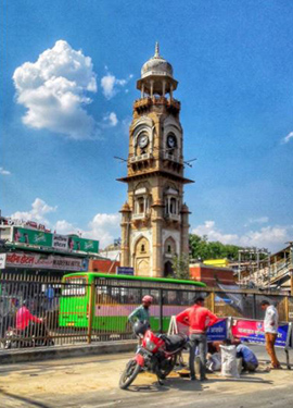 The Victoria Jubilee Clock Tower, built in 1887. Photograph by author.