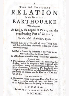 Printed documentation and intellectual culture of Lima at the time
