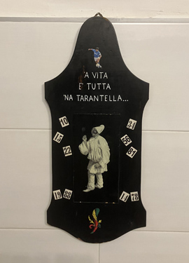 napoli street sign