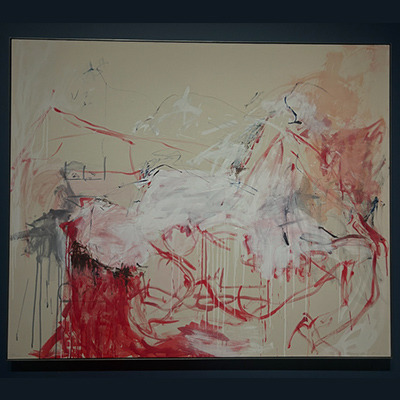 An expressive painting by Tracey Emin An expressive painting by Tracey Emin