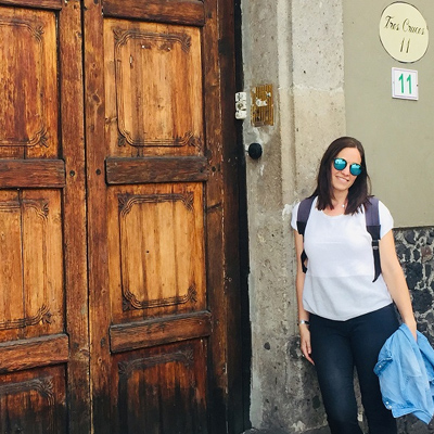 Isabel Murica Estrada traveled to Mexico City as part of her dissertation work on Concha de Albornoz