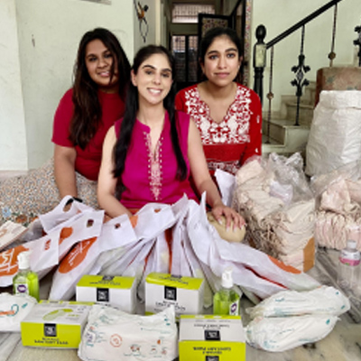 Students at Pragna Kulam met for dinner at Prime Dine restaurant in Ahmedabad