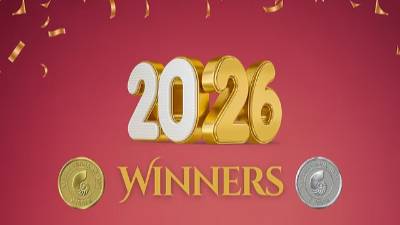 celebratory logo 2026 winners